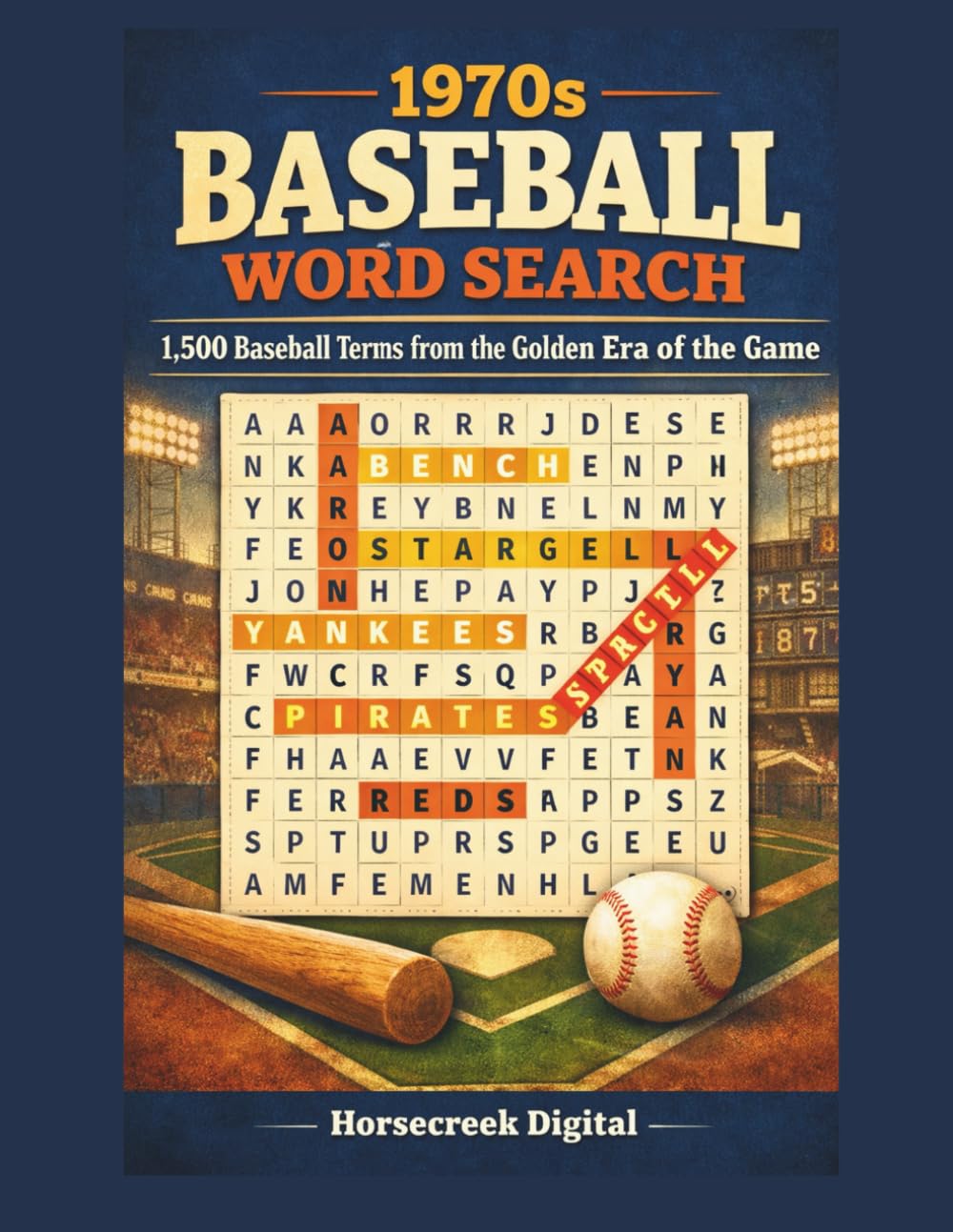 Baseball in the 1970s Crossword Puzzles: 150 Retro Baseball-Themed Crossword Challenges