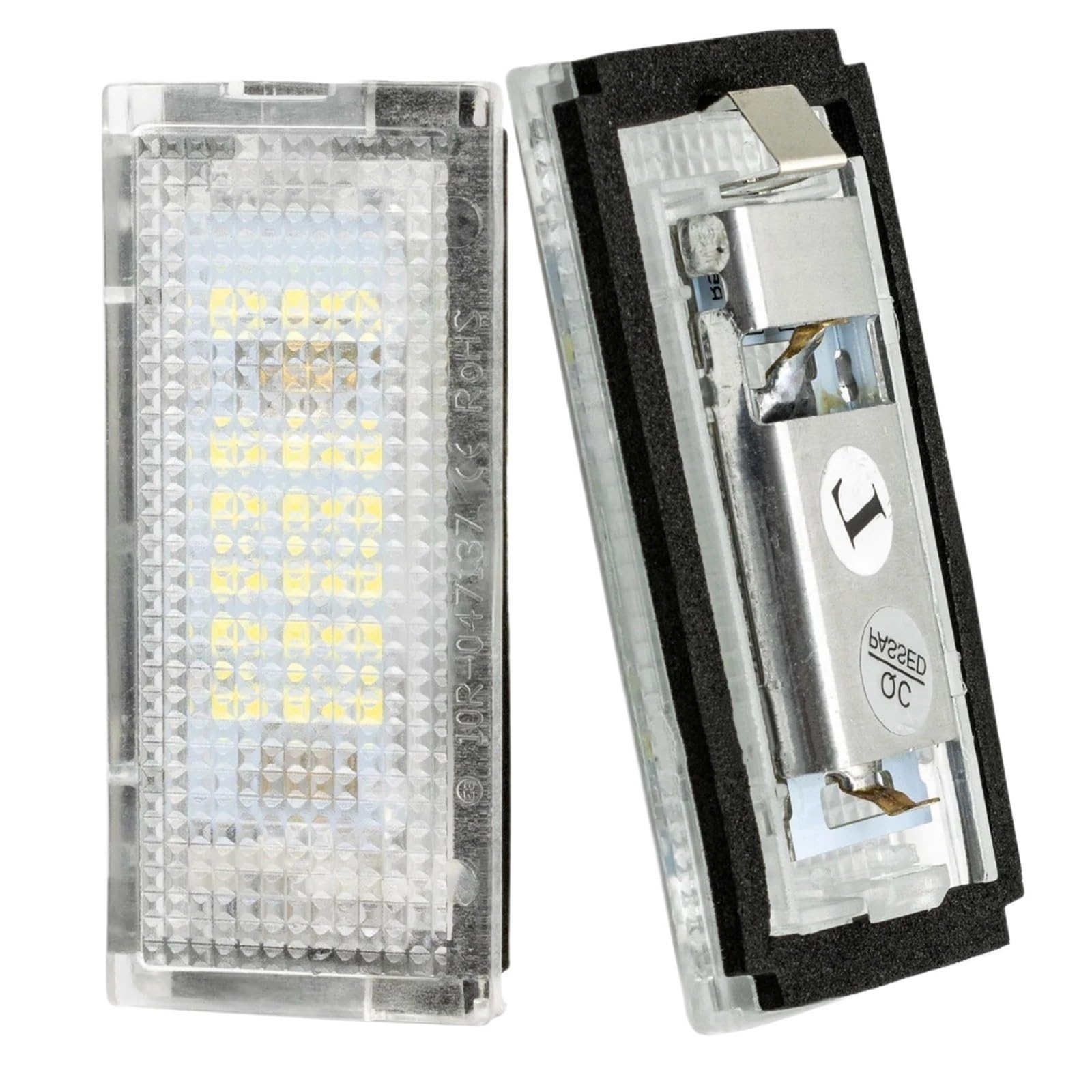 Luz matrícula para BMW E46 lámpara LED contra fallos de luz trasera 7