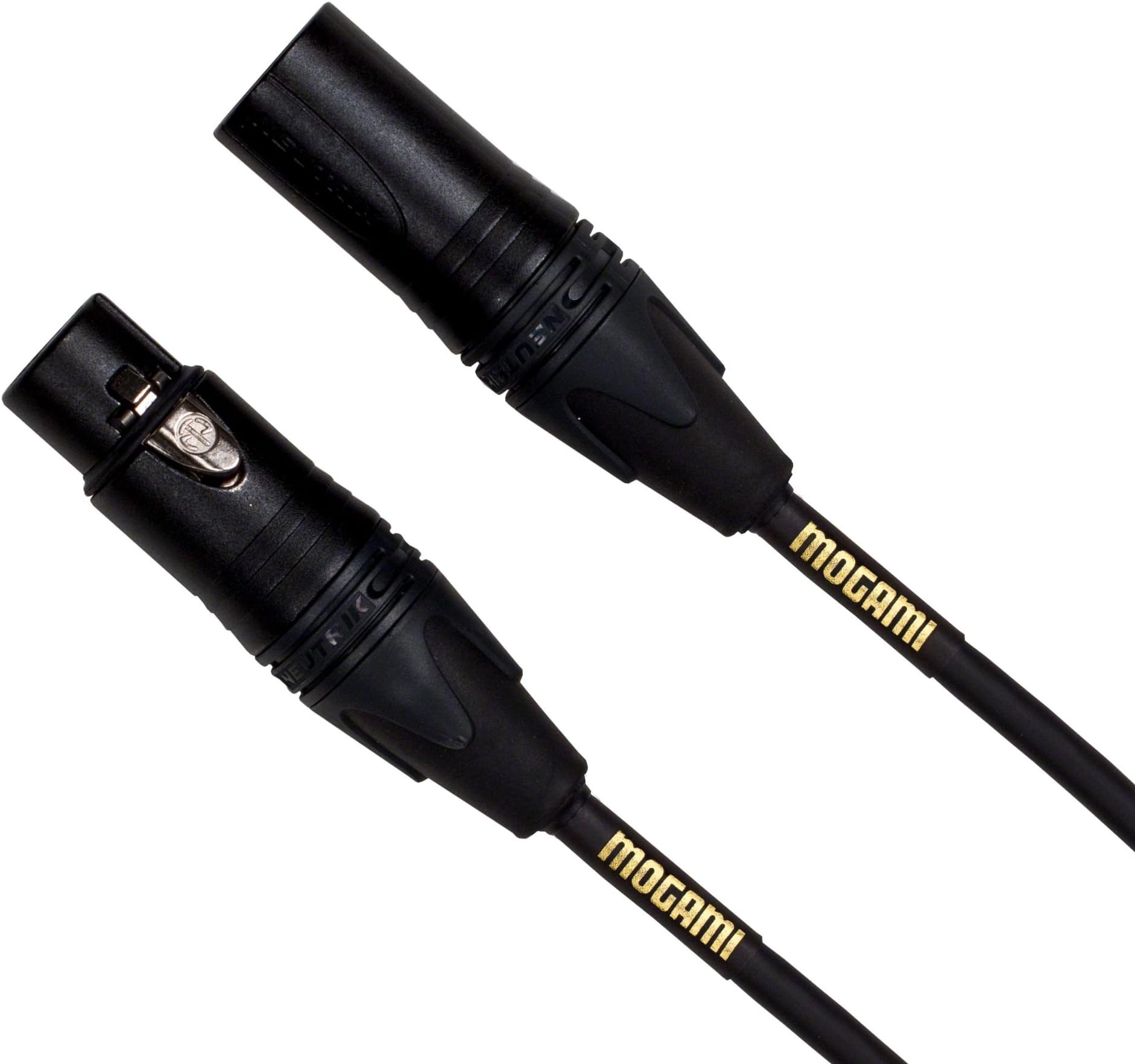 Mogami Gold STUDIO-100 XLR Microphone Cable, XLR-Female to XLR-Male, 3-Pin, Gold Contacts, Straight Connectors, 100 Foot