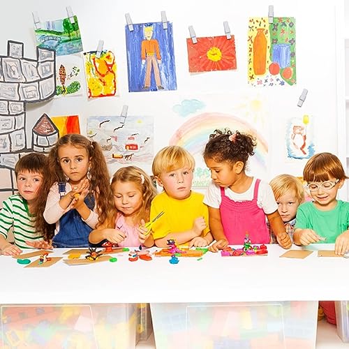 Miniatura 7 de 50 alfileres de empuje con clips de madera, pasadores de madera duraderos, chinchetas decorativas, tachuelas para tablero de corcho, obras de arte,