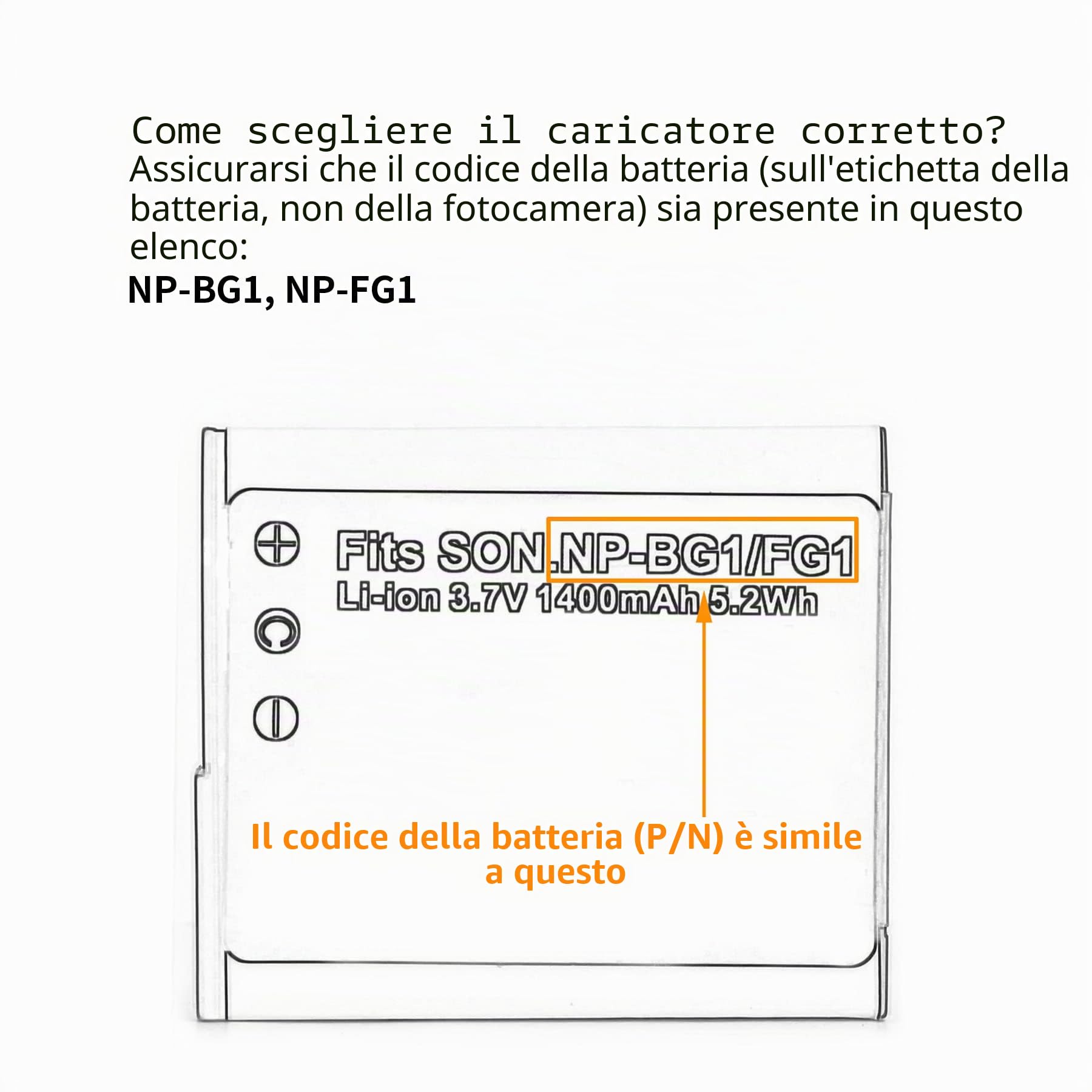 Norifon NP-BG1 USB Caricatore per Sony Cyber-shot DSC-H50 DSC-H55 DSC-H70 DSC-H90 DSC-HX30V DSC-HX5V DSC-HX7V DSC-HX9V DSC-W150 DSC-W290 DSC-W230 DSC-W220 DSC-W200 DSC-W300 DSC-W50 Fotocamera e Altro