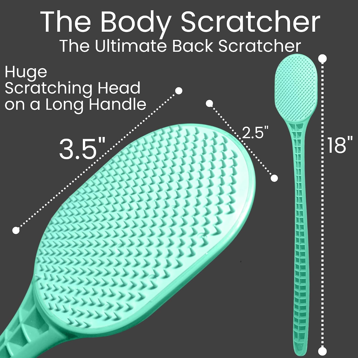 The Ultimate Back Scratcher, Scalp Massager, Back Massager & Exfoliator Large Scratch Surface, Gifts for Men Women, Itch Reliever - an All Body Scratcher Gives a Deep Soothing Scratch