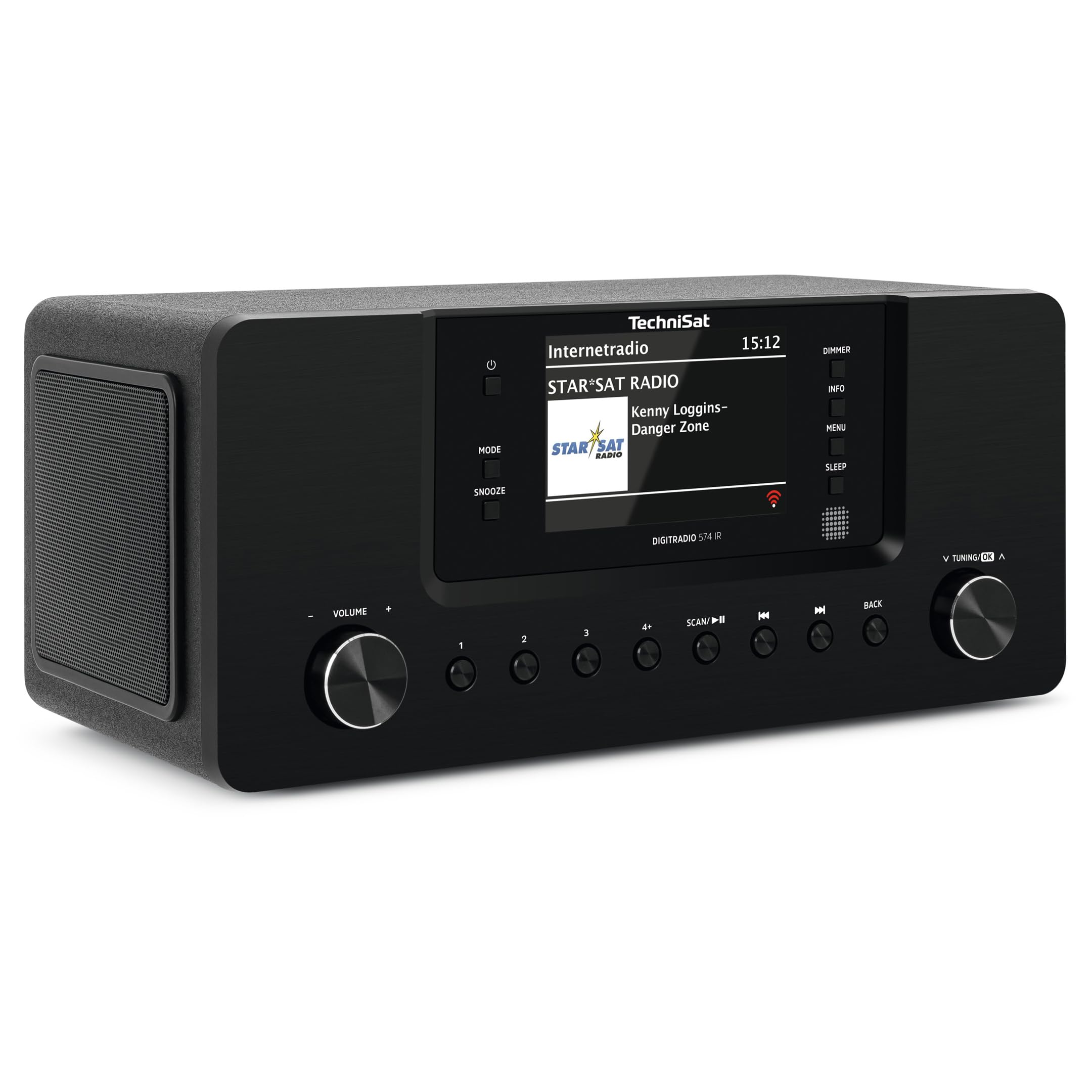 TechniSat DIGITRADIO 574 IR DAB+ Radio Internet avec Bluetooth - Noir