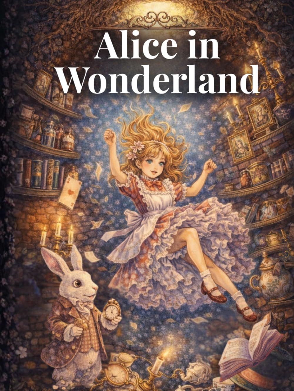 Alice’s Adventures in Wonderland – Complete Unabridged Classic with Unique Modern Watercolor Illustrations