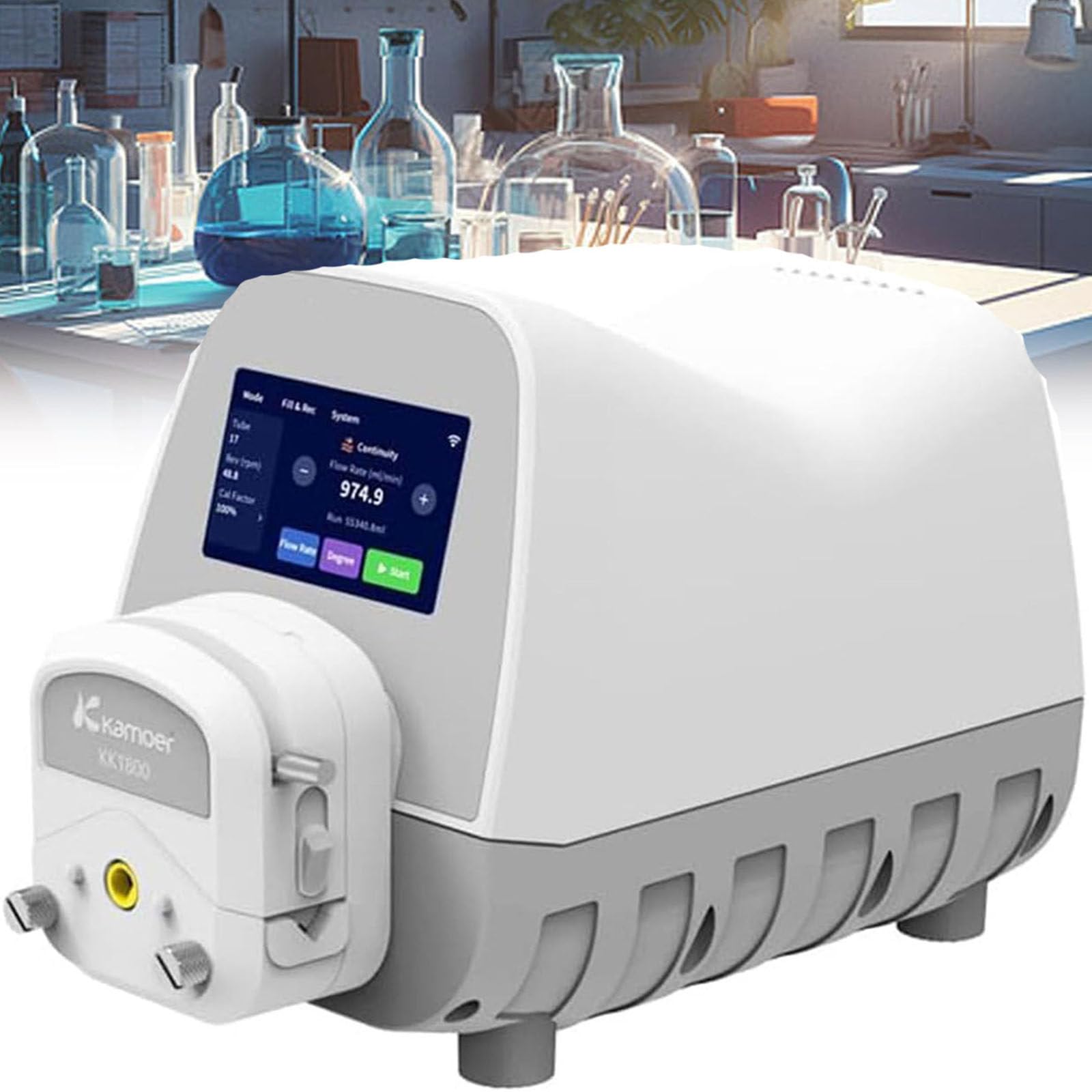 Pompa peristaltica con controllo touch screen, dosaggio liquido a basso flusso per uso in laboratorio e acquario