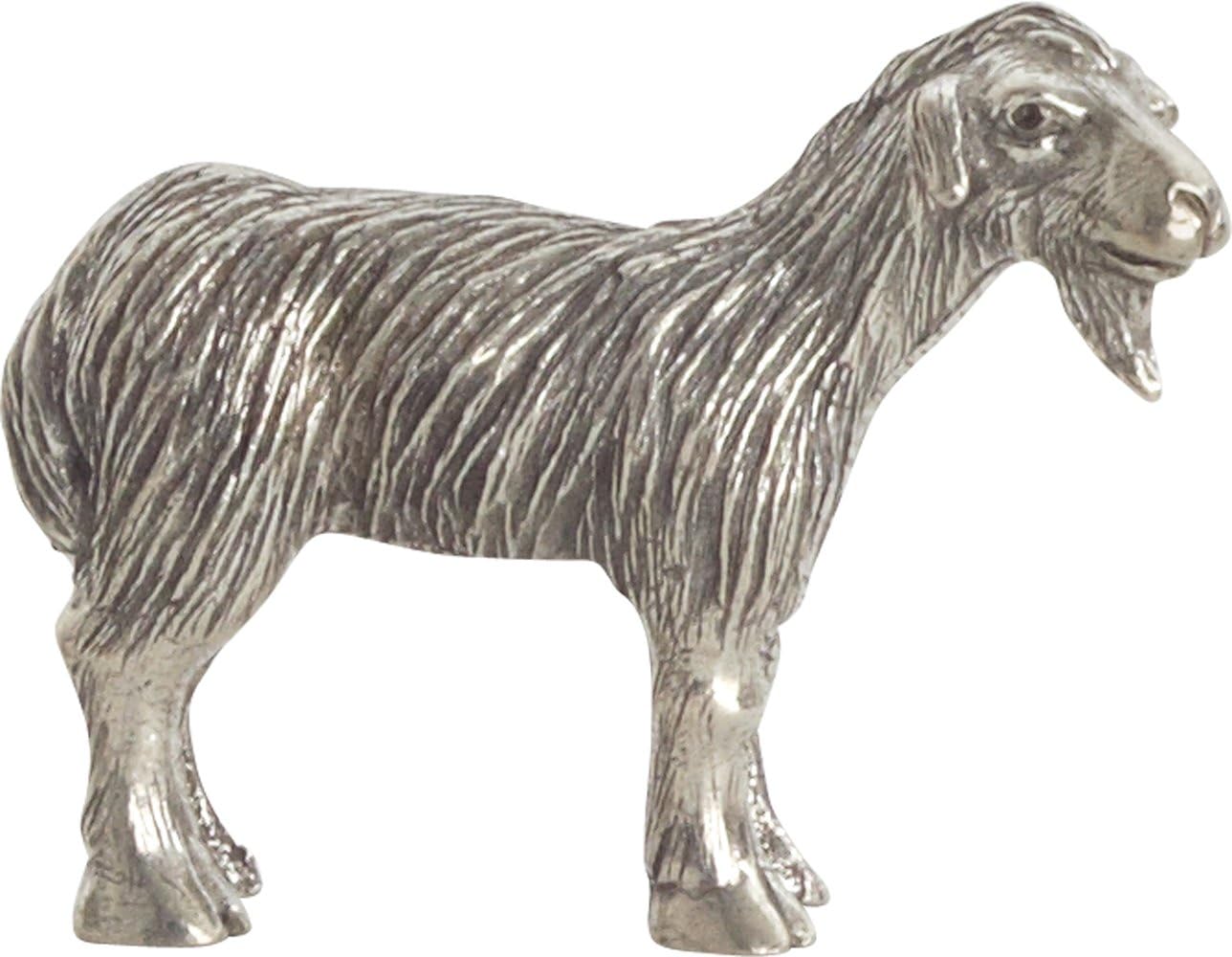 Danforth - Goat - Pewter Nativity Figurine - Pewter Port - 1 1/2 Inches High