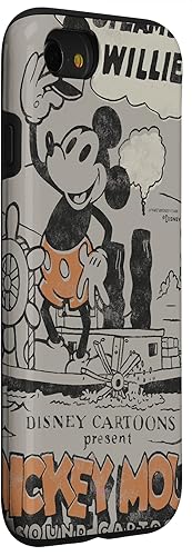 Miniatura 45 de Funda para iPhone 11 Pro Max Disney 100 Mickey Mouse Steamboat Willie Sound Cartoon D100