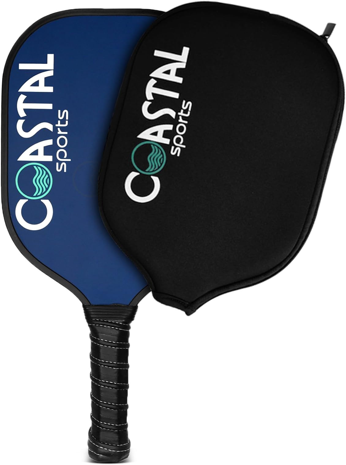 Coastal Sports Pickleball Paddle Graphite with Neoprene Cover Honeycomb Polymer Core | Cushion Grip