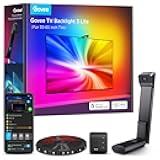 Govee TV Backlight 3 Lite with Fish-Eye Correction Function Sync to 55-65 Inch TVs, 11.8ft RGBICW Wi-Fi LED Strip Lights with Camera, 4 Colors in 1 Lamp Bead, Voice and APP Control, Adapter