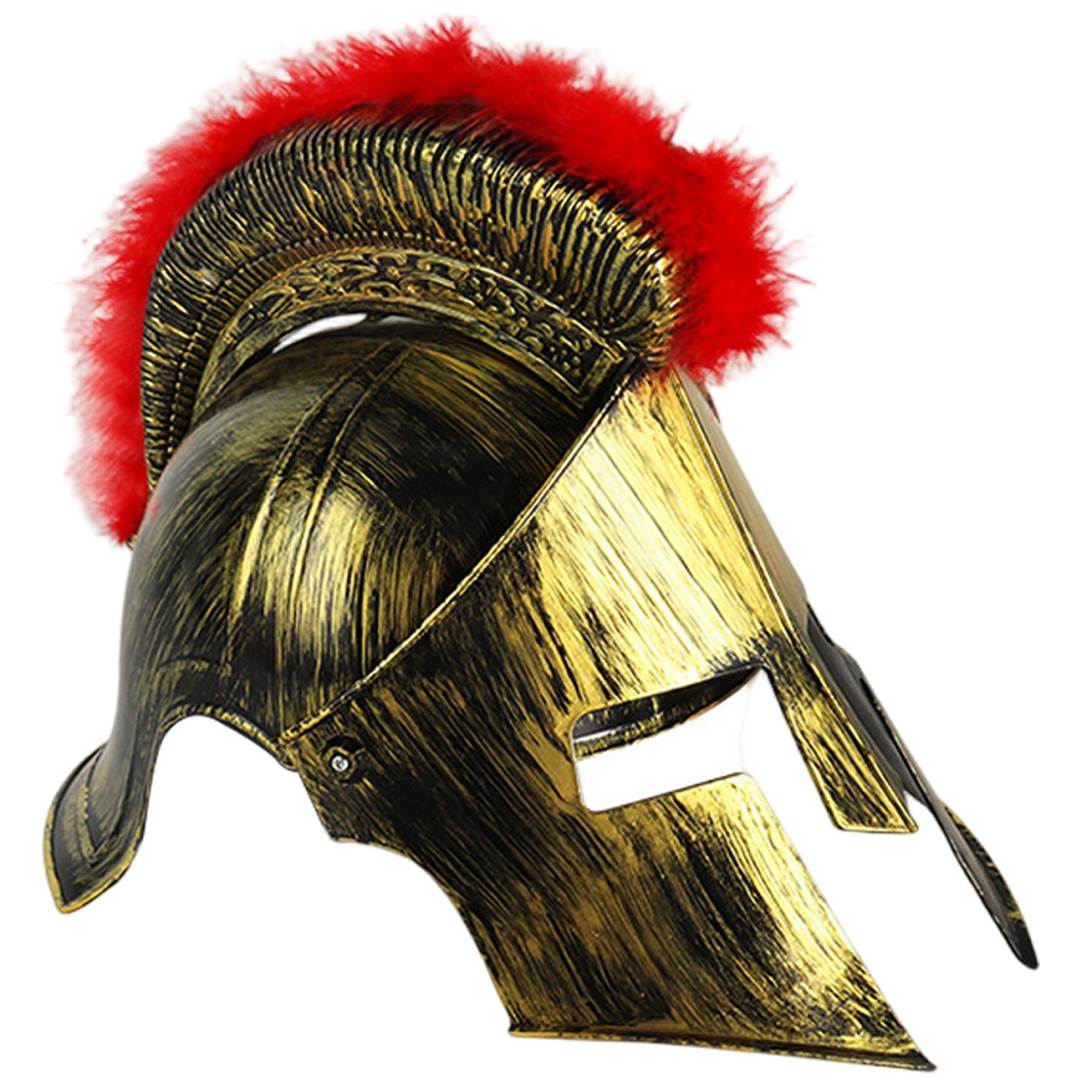 Costume da armatura medievale Antico elmo romano vichingo per giochi di ruolo di Halloween Sparta, elmo romano