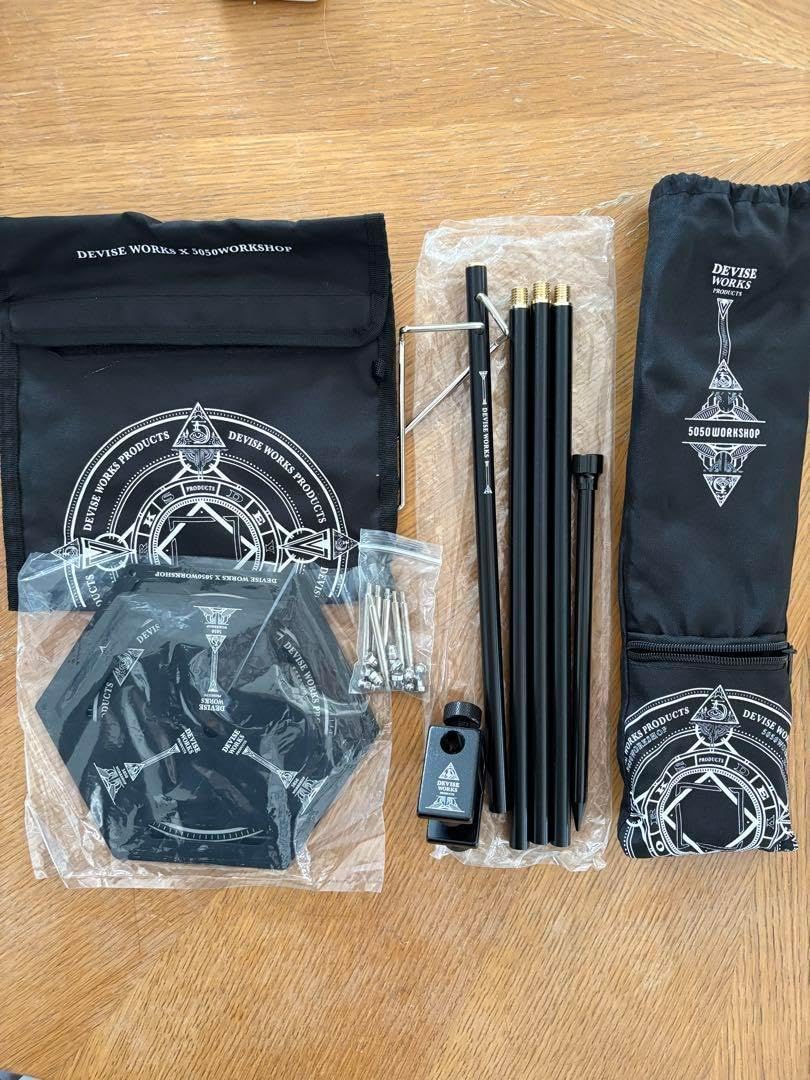 DEVISE WORKS デバイスワークス　スタンド＆プレートセット スタンド＆プレートセット | DEVISE WORKS | キャンプ用品