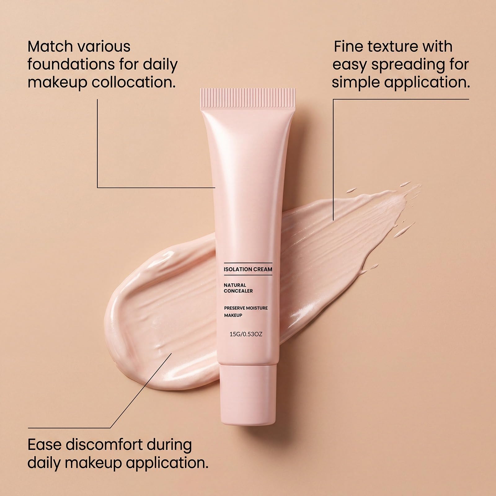 basede truccoPorelessBlurPrimer Affina i pori grazie alla sua tenuta a lunga durata Base di trucco per il viso, primer per la crema isolante, pori invisibilisiero facciale, correttore di tintura