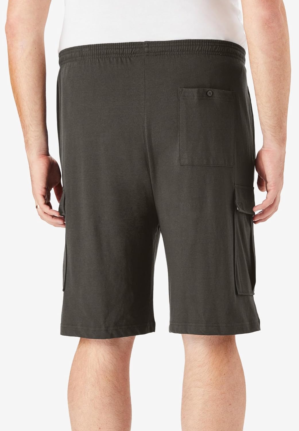 KingSize Men's Big & Tall Lightweight Jersey Cargo Shorts