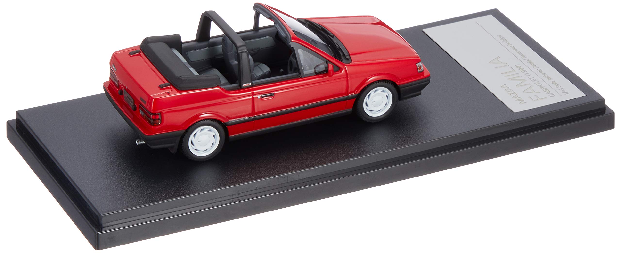 Mazda familia 1/43スケールモデル 赤 Amazon.co.jp: Hi Story HS265RE 1/43 Mazda FAMILIA CABRIOLET (1986