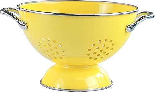 Miniatura 38 de Colador de Reston Lloyd, color azul índigo, 1 Cuarto de galón, Rojo Rojo -,Índigo,Limón,Naranja,Negro