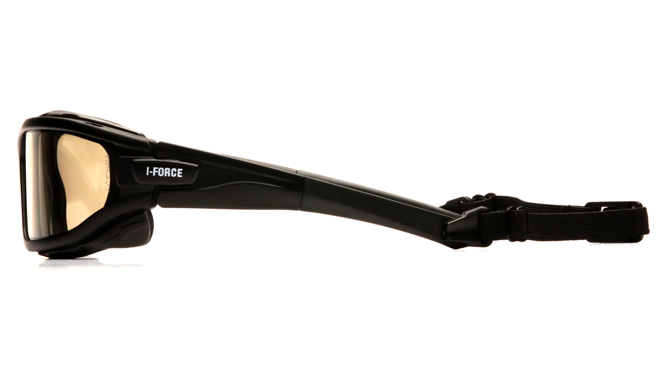 PYRAMEX I-Force Sporty Dual Pane Anti-Fog Goggle, Black Frame/Clear Anti-Fog Lens