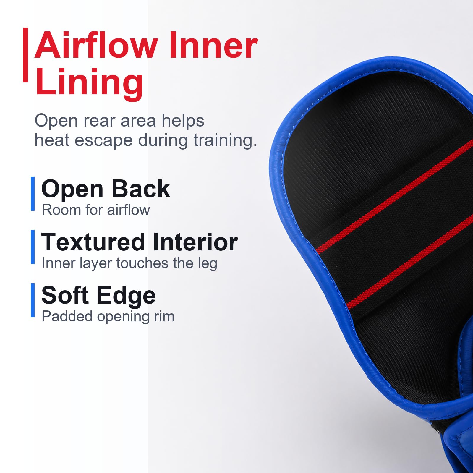Piedi Protezione Shin Guard,Paratibia Kick Boxing,Parastinchi Spessi,Regolabili,vestibilità Sicura,Leggero,per Boxe,Muay Thai,Sport da Combattimento e Allenamento Quotidiano