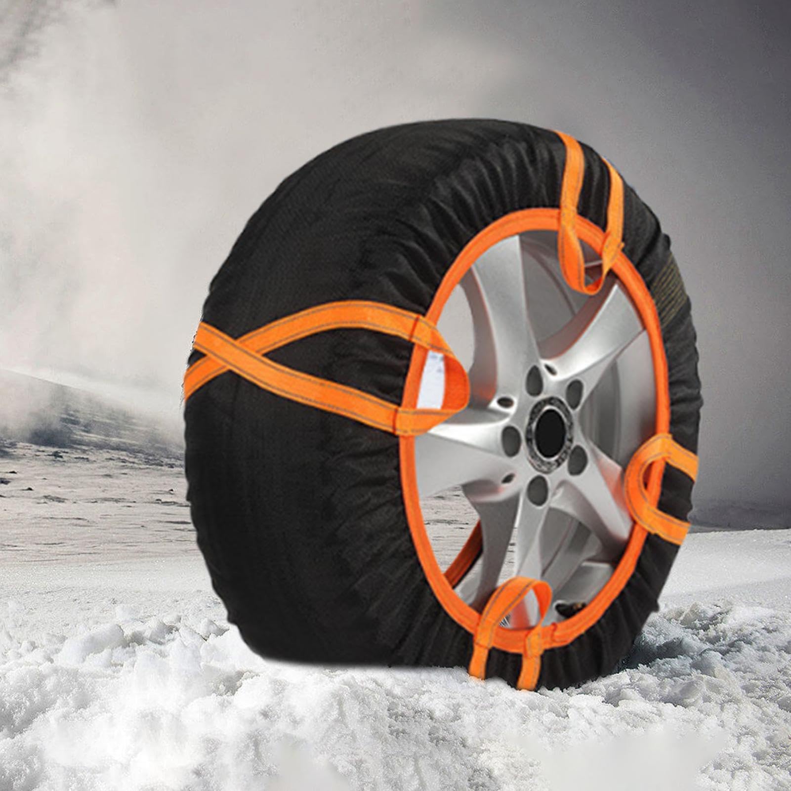 Chaussettes À Neige Pour Pneus Excellente Adhérence Résistant Aux Basses