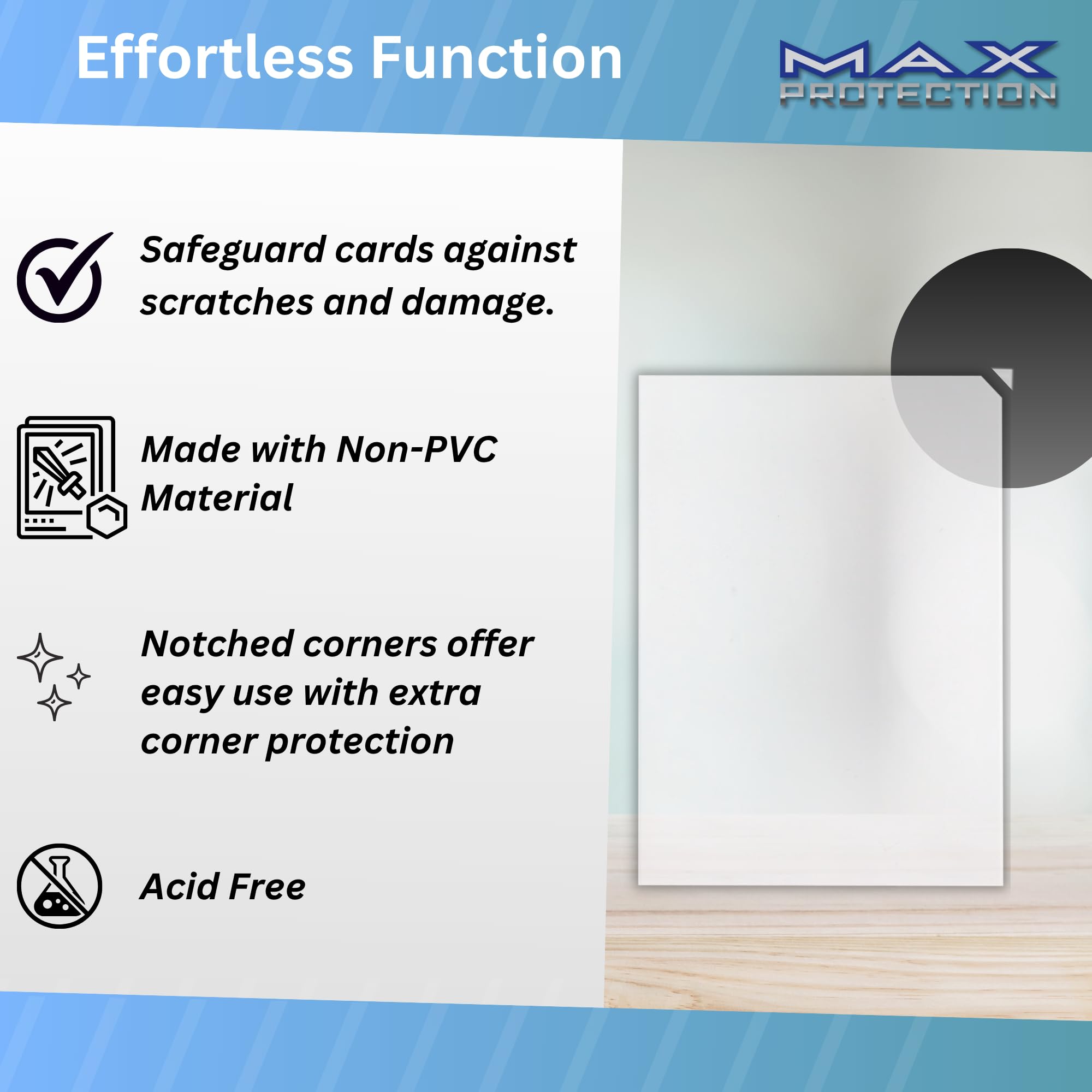 Amazon.com: Max Protection Notched Penny Sleeves - 100ct Packs