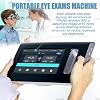 Máquina portátil de examen ocular, detector de visión oftalmológica con pantalla táctil LCD de 7 pulgadas, distancia de medición de 98 cm, número de eje de 0-180°, detección rápida en 3 segundos, para glaucoma y ojo con síndrome 5