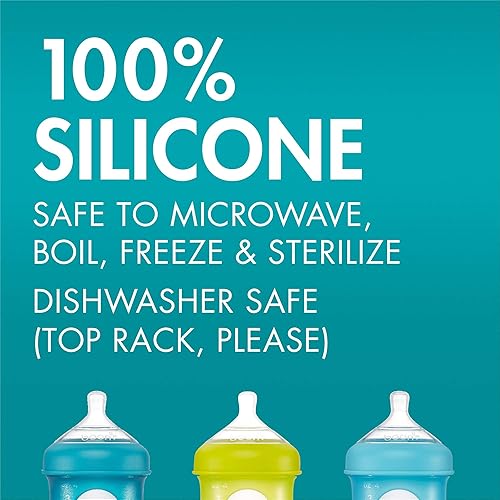 Miniatura 5 de Boon Nursh - Tetinas de silicona para biberones - Tetinas de biberón para biberones Boon Nursh - Suministros de alimentación para biberones -