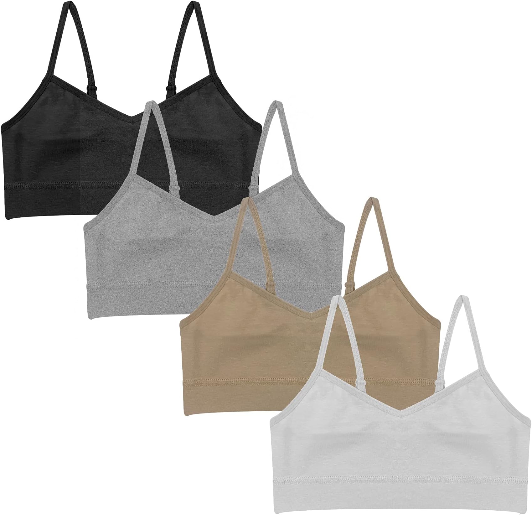 girls Cami Crop Bra Training Bra (pack of 5)