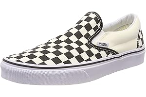 Vans Unisex Classic Slip-On Checkerboard Black & White