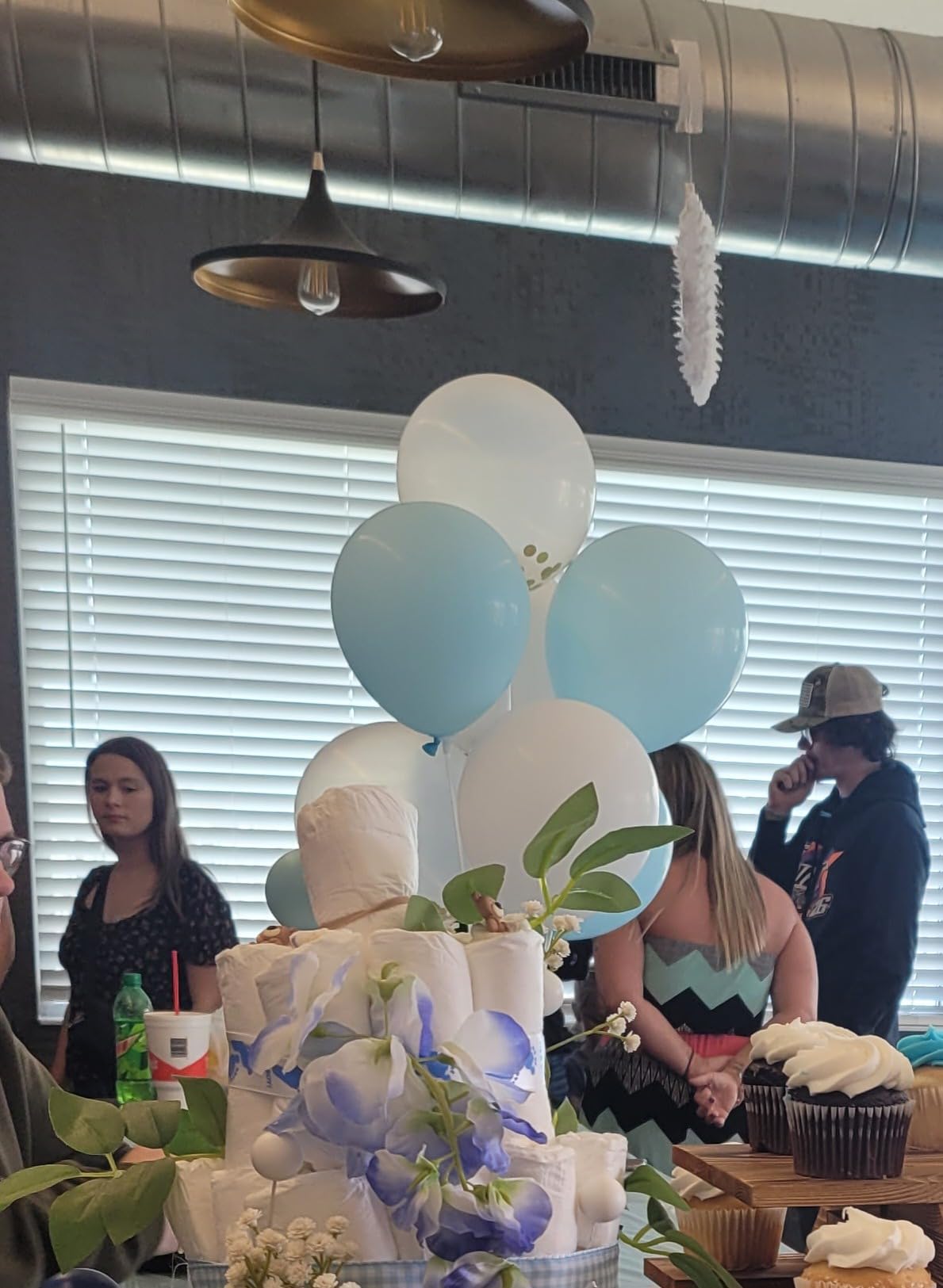 Blue and Brown Party Decorations Light Blue and Brown Baby