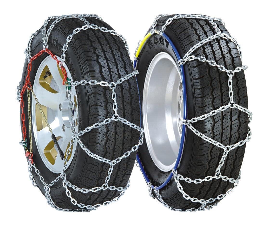 Catene da Neve 16 mm Royal 230 per SUV e Furgoni, Controllo di Trazione su Ghiaccio, Struttura a Rombo per Pneumatici 185/80/16, ÖNORM V5117