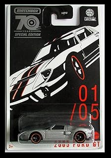 Matchbox Silver 2005 Ford GT 70 Years Special Edition 01/05 2023