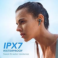 Vista 7 de QXQ 2025 New Wireless Earbuds, Bluetooth 5.4 Headphones HiFi Stereo with 4 ENC Mic, 40H Mini Ear Buds in-Ear Noise Cancelling Earbuds, Ultra Light