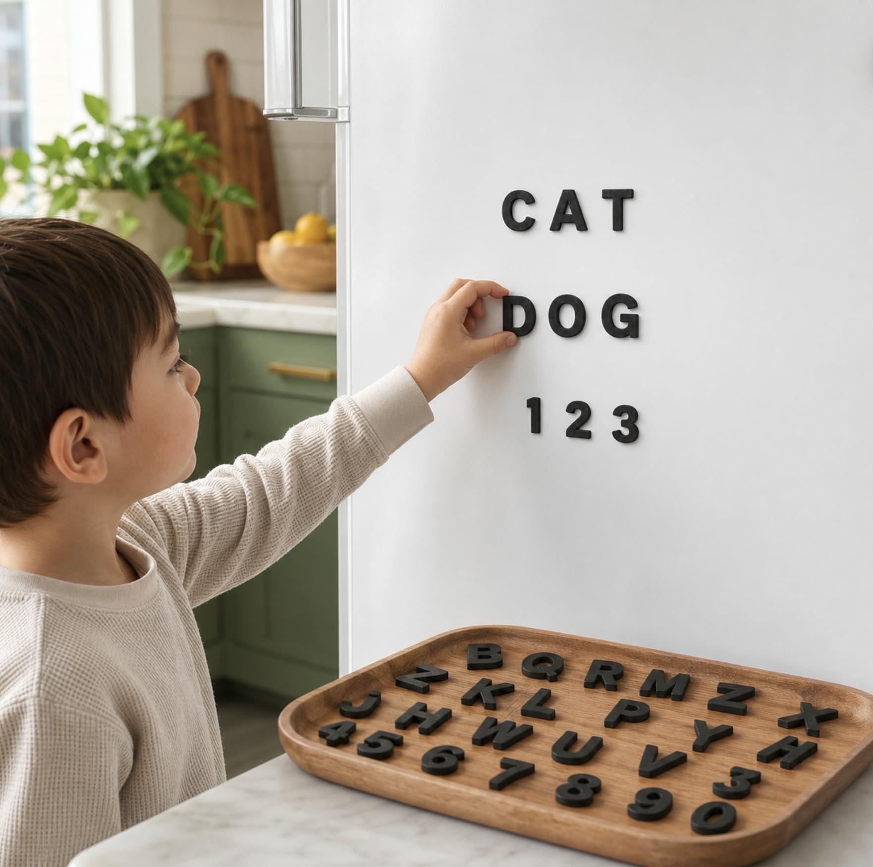 Lot de 550 lettres magnétiques en mousse pour adulte, lettres ABC, chiffres, symboles pour réfrigérateur, enfants, tableau blanc, tableaux à messages magnétiques – Étui de rangement en plastique