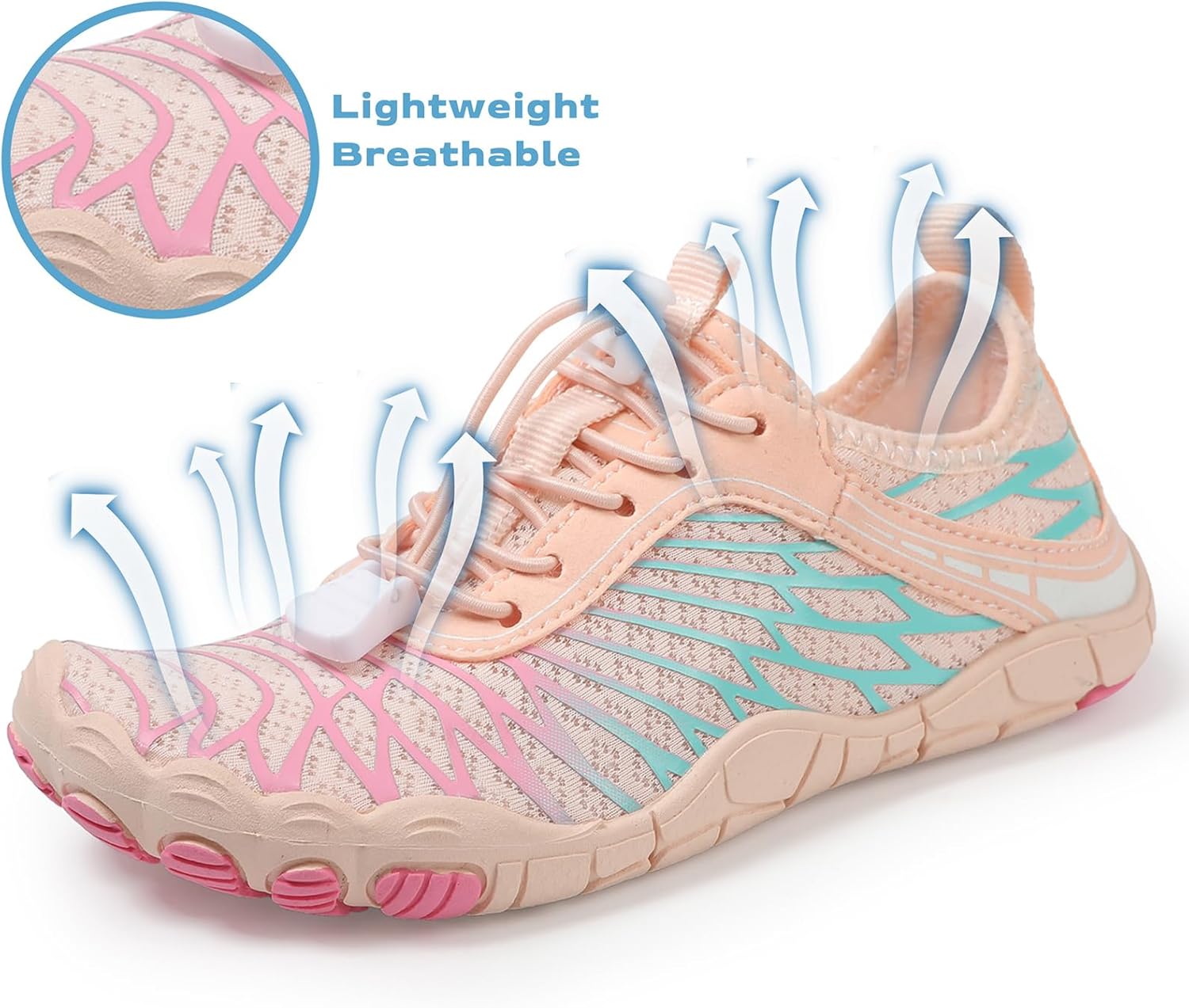 AoSiFu Water Shoes for Kids Boys Girls Swim Hiking Aqua Socks Quick Dry Beach Barefoot Shoes (Little Kid/Big Kid)