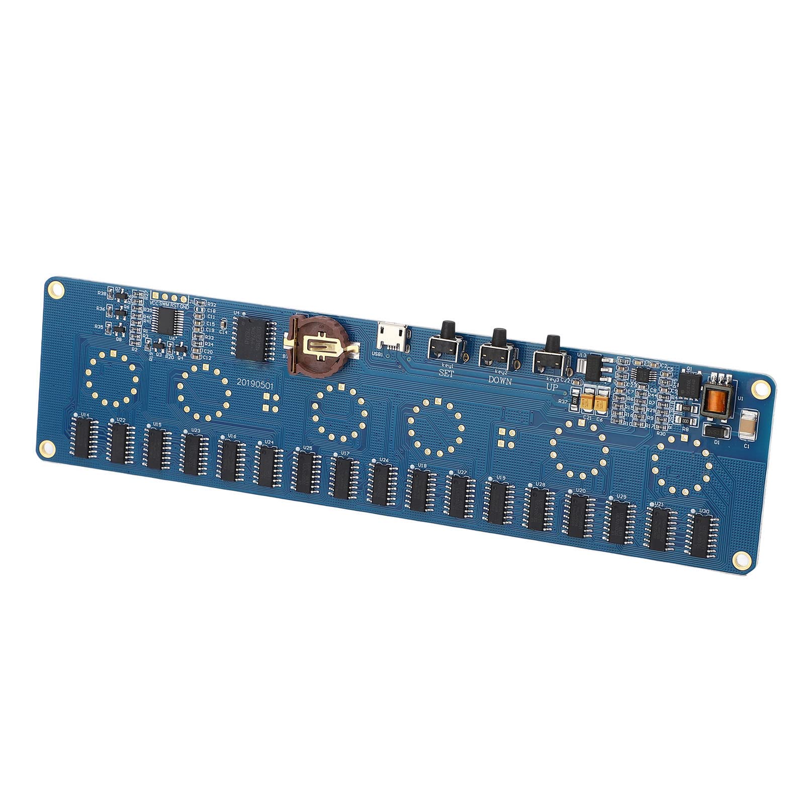 Nixie Tube Clock Control Board 7 Farben Glührohr Clock Board Unterstützung 24 Stunden Modus, Zeitanzeige, Eingebautes Anti Vergiftung Programm