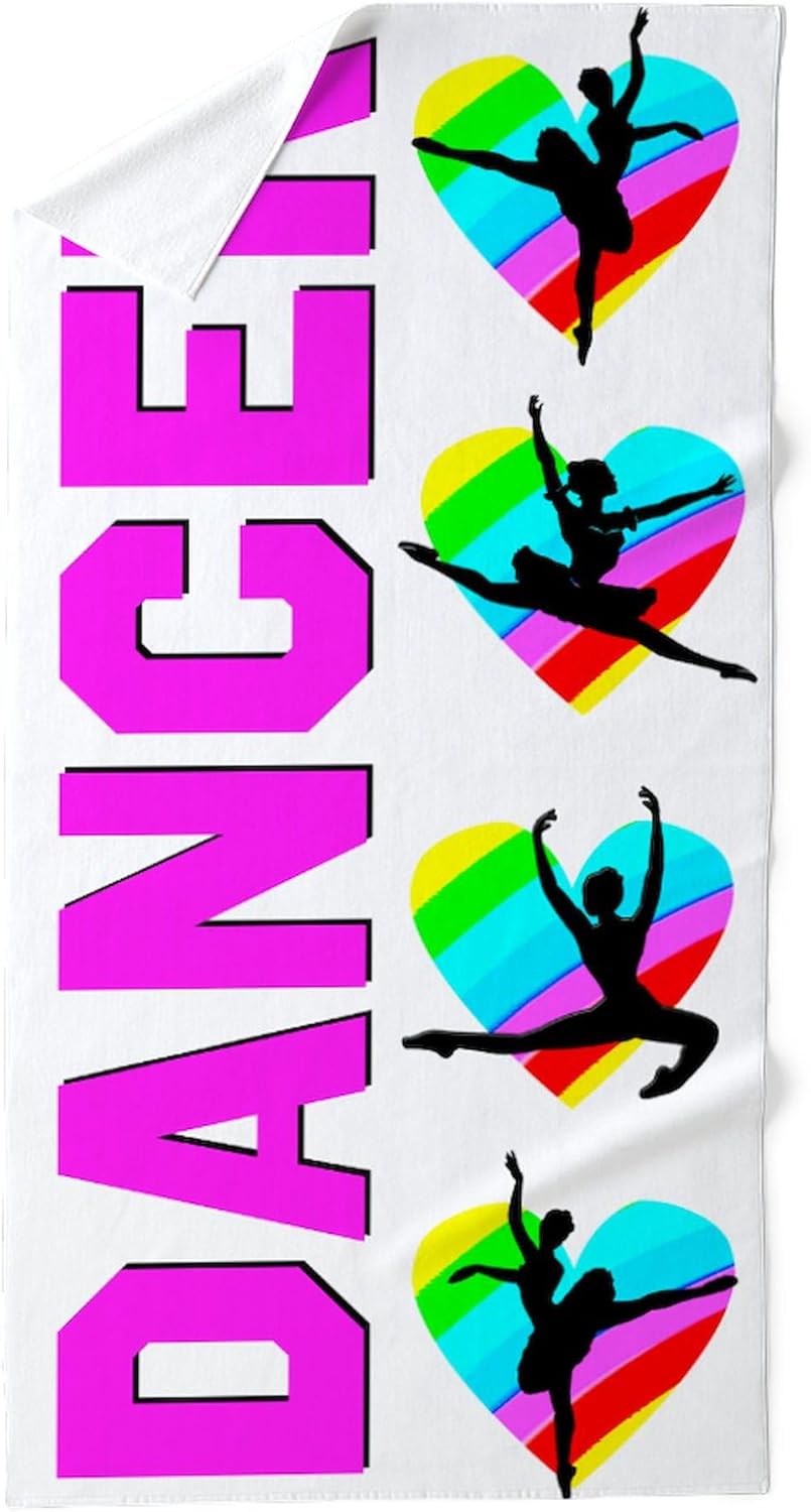 CafePress Darling Dancer 30"x60" Absorbent Cotton Back, Soft Beach, Pool Towel