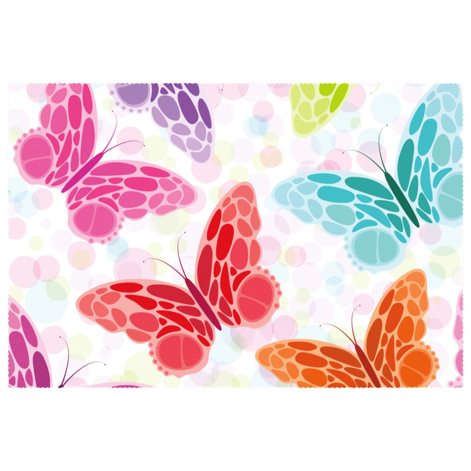 Set de table papillon coloré pour protéger la table des taches et des rayures