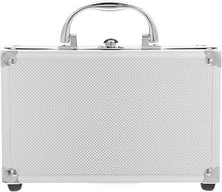 Coin Organizer Collecting Case with Display, Silver
