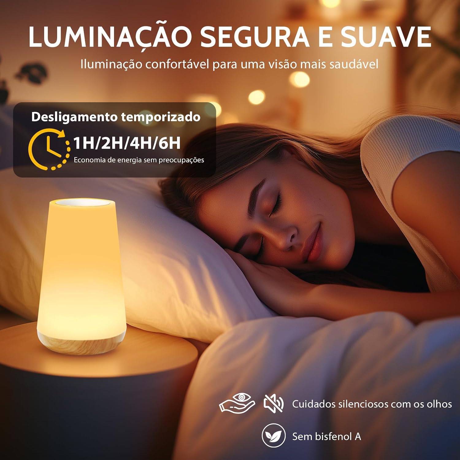 Luminaria de Mesa, Luminaria de Mesa Led, Luminaria Inteligente RGB, 13 Cores, Controle Remoto, Portátil, Touch, USB, Recarregável Luminaria de Mesa, Luminaria de Mesa Led, Luminaria Inteligente RGB, 13 Cores, Controle Remoto, Portátil, Touch, USB, Recarregável