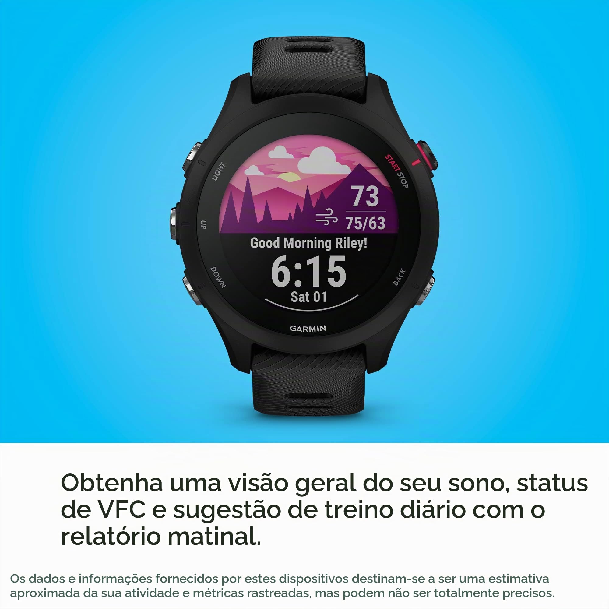 Garmin Relógio inteligente Forerunner® 255S Music, GPS, 41 mm