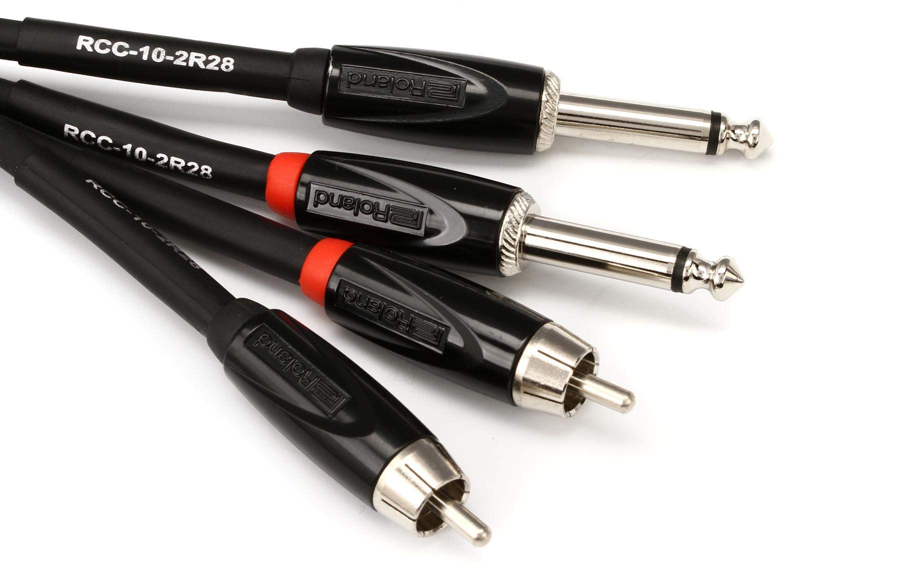 Amazon.com: Roland Black Series Interconnect Cable, Dual RCA to 1
