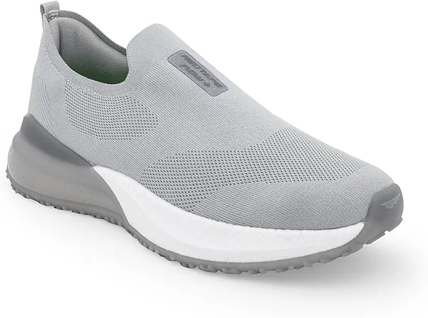 Red Tape Men’s Slip-On Fashion Sneakers, Lightweight Casual Mens Shoes with Cushioned Insole, Anti-Slip Rubber Sole, Comfortable for Walking, Running, Gym, Daily Office Wear & Travel