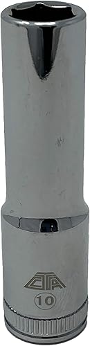 Miniatura 10 de CTA Tools 3805 Juego de llaves de vaso de 0.394 in, 10 piezas, unidades de 1/4" y 3/8"