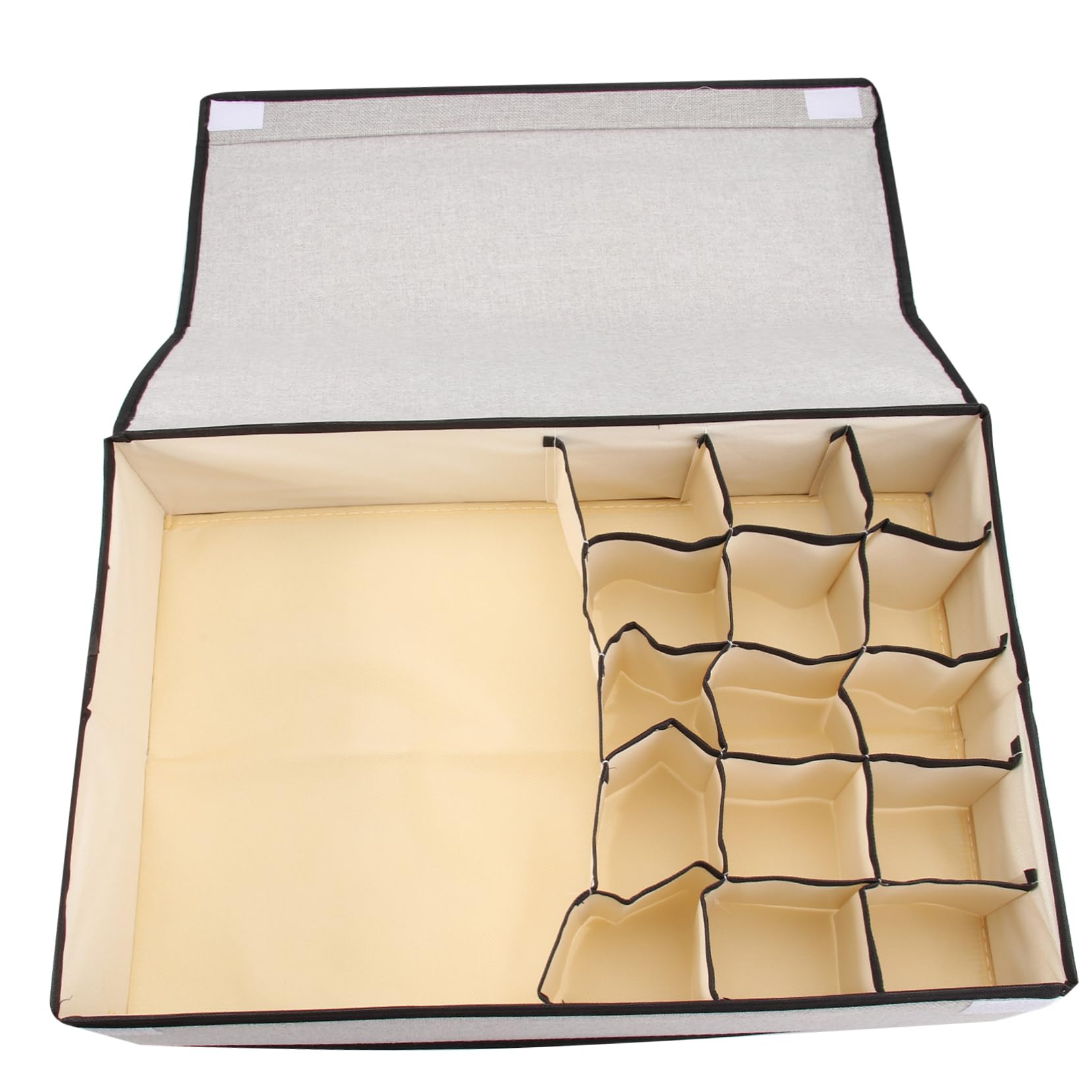 Alipis Multifunctional Underwear Storage Box Drawer Organizer with Cover for Socks Bras and Underwear Washable and Easy to Clean