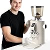 Commercial Coffee Grinder, 350W Coffee Bean Grinder, 64mm Flat Burr Espresso Bean Grinder, Coffee Grinder Electric with 9 Precise Settings and LED Display Black