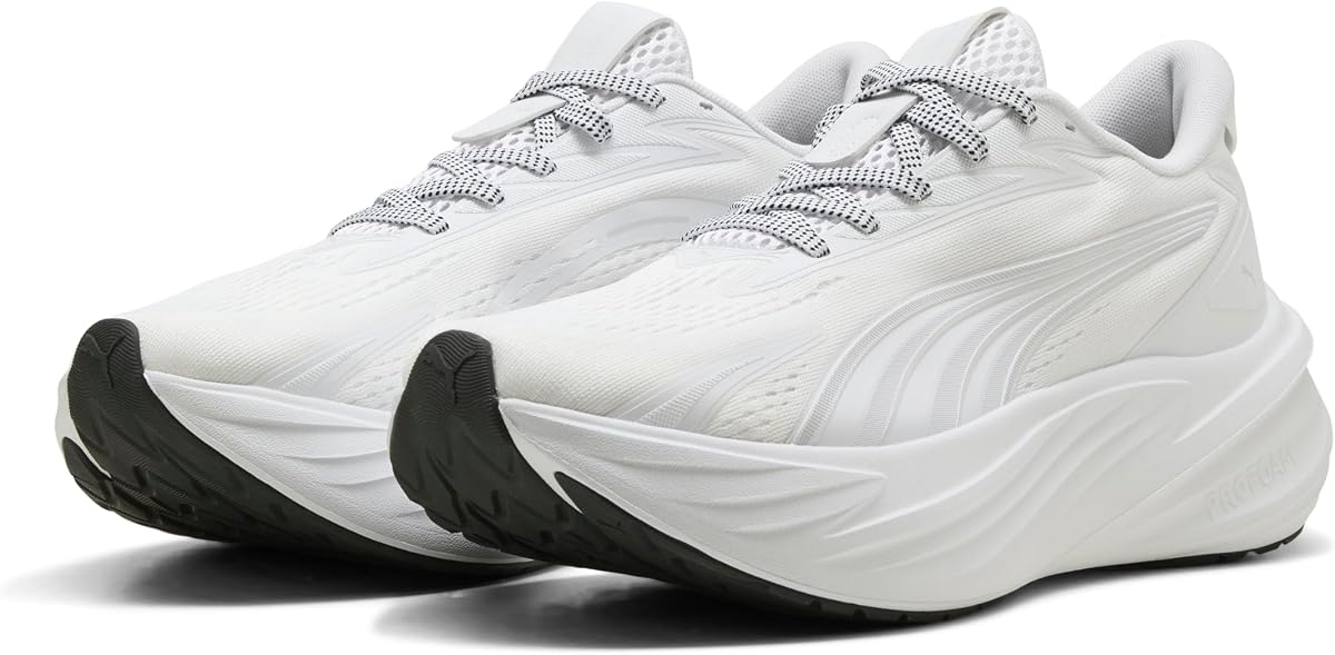 PUMA Womens Maxima Pro Lace Up Sneakers Shoes Casual - Off White