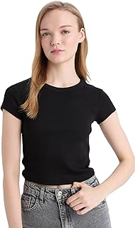 تي شيرت محبوك بأكمام قصيرة للنساء كول E0287AX من ديفاكتو