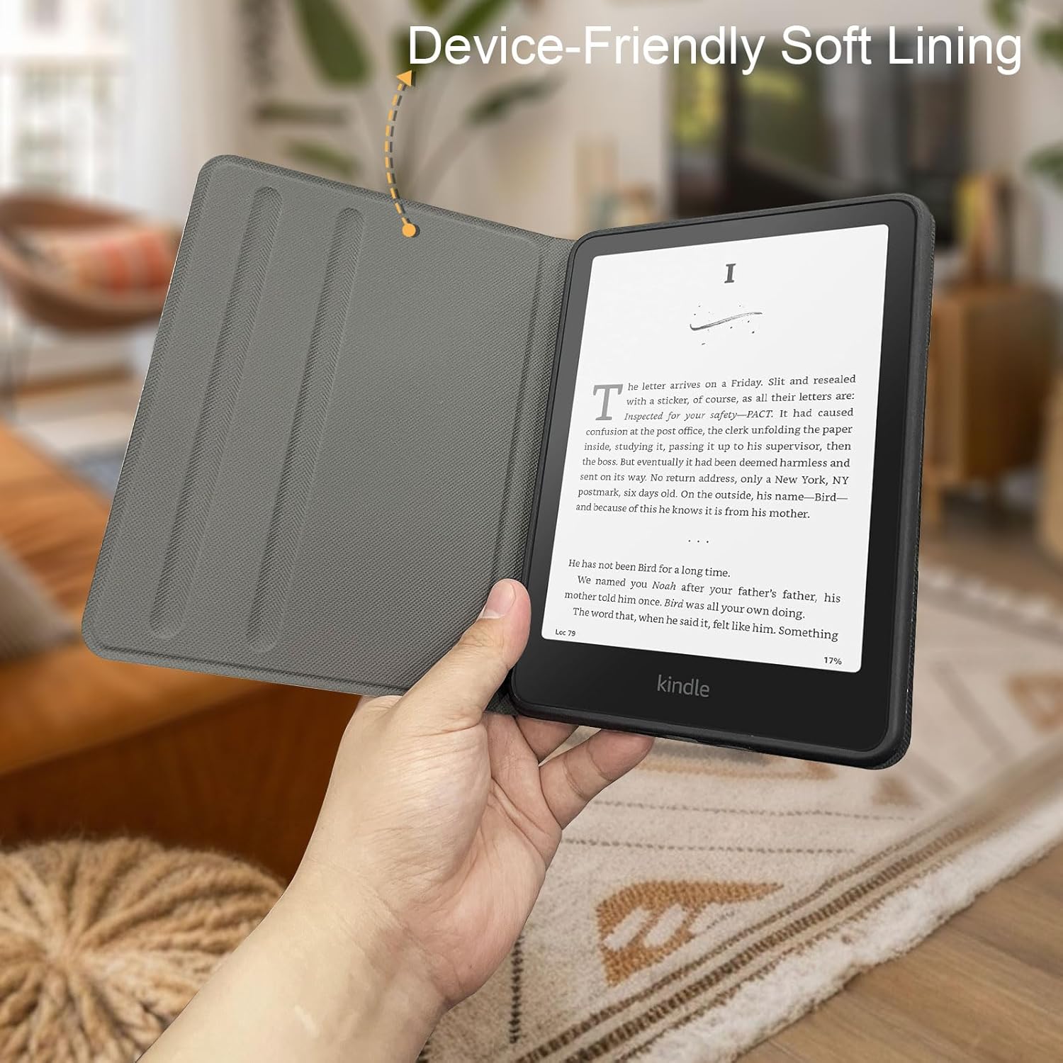 Case for Kindle Paperwhite 12th Gen 2024 (7") & Kindle Colorsoft Signature Edition – Premium PU Leather Cover with Auto Sleep/Wake, Lightweight & Durable Kindle Paperwhite Case, Black Leopard Print