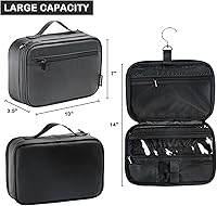 Vista 2 de Bolsa de aseo colgante para hombres y mujeres, bolsa de viaje BAGSPRITE para artículos de tocador, bolsa de afeitar resistente al agua para hombres