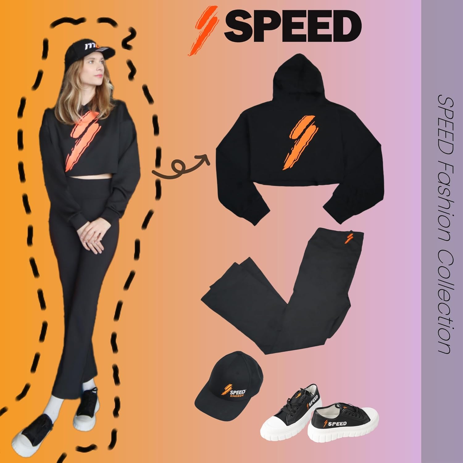 Women's fashion long sleeve hoodies pull over black fashion fleece winter sweatshirt - Image 3