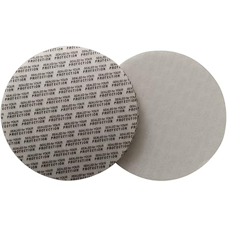 Rewarding Essentials 43 mm Pressure Sensitive PS Foam Cap Liners Tamper Seal Cap Liner Sealed for your Protection (1000)